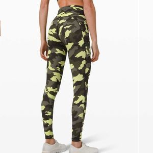 🍋 Lululemon Swift Speed HR Tight 28 Legging size 14 CAMO leggings